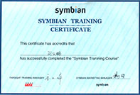 Certificate-symbain
